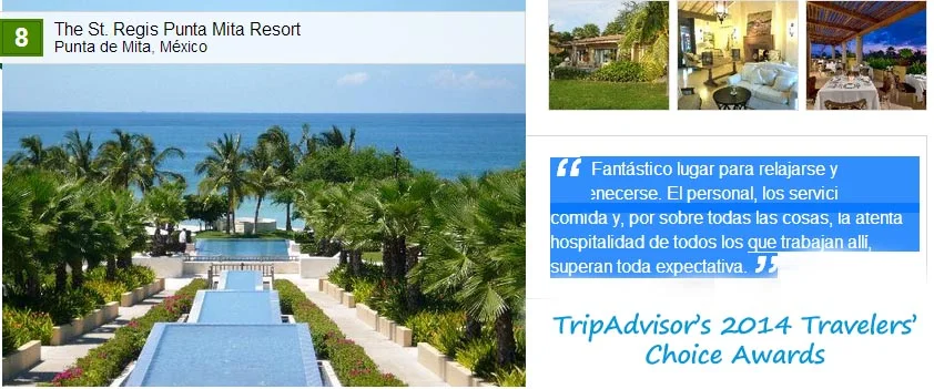 Hotel de Riviera Nayarit, en el Top Ten de los mejores hoteles del mundo 5 the st regis-bahia-int