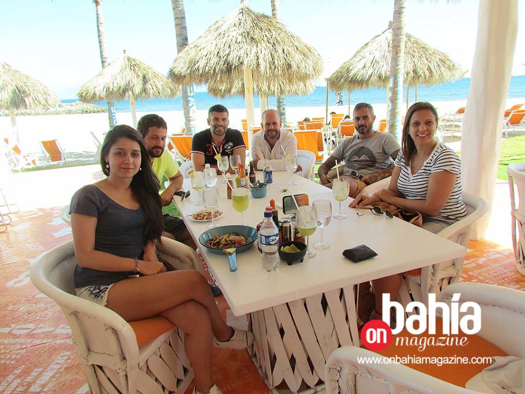 Cinco periodistas brasileños visitan la Riviera Nayarit; fueron recibidos por Richard Zarkin, director de Relaciones Públicas de la OVC. (Foto: Rodolfo Preciado).
