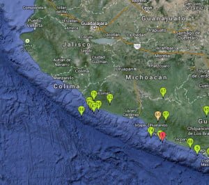 De acuerdo al Sistema Sismológico Nacional, el movimiento telúrico se registró a las 09:27 horas, con una magnitud de 7.0 en escala de Richter.