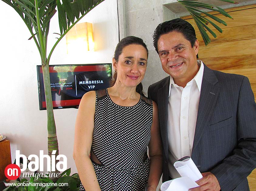 Consuelo Elipe y Carlos Elizondo, directores de Vallarta Nayarit Gastronómica 2014. (Foto: Rodolfo Preciado). 