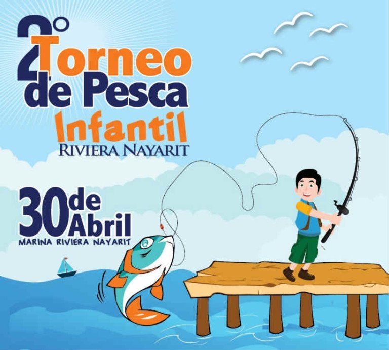 Invitan al 2° Torneo de Pesca Infantil Riviera Nayarit 2016