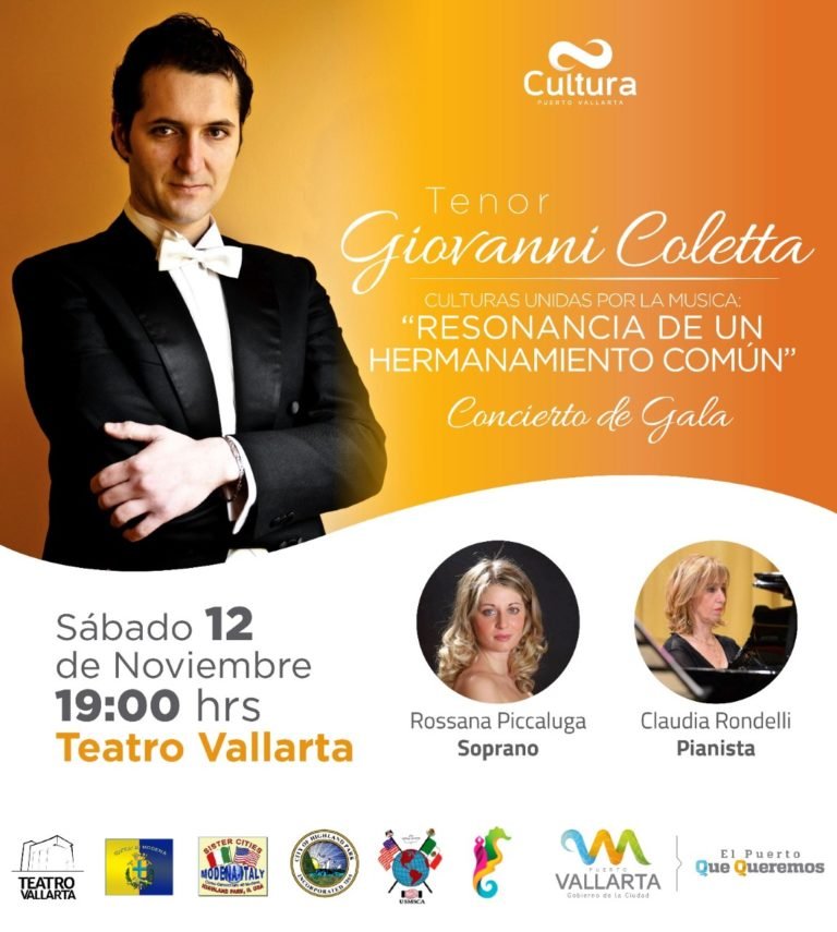 Vallarta vivirá una noche italiana con dos magníficos conciertos