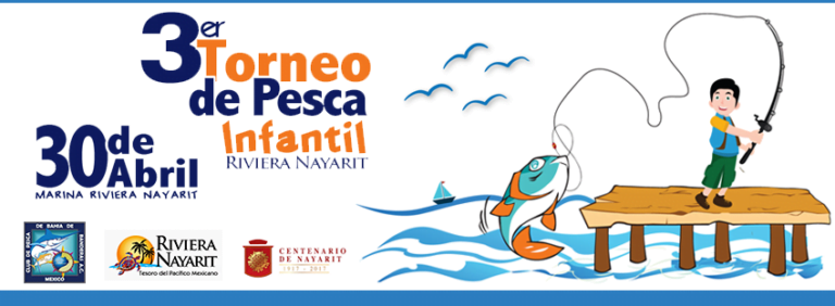 Festejarán a los niños en el 3er Torneo de Pesca Infantil Riviera Nayarit