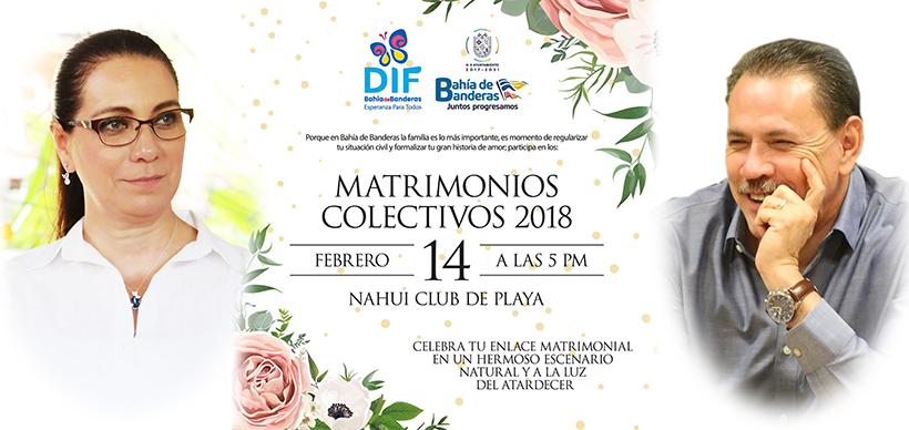 CONVOCATORIA MATRIMONIOS COLECTIVOS OK On Bahia Magazine Destinos bahia de banderas Evento