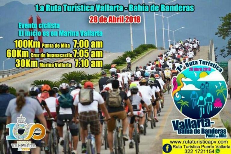 Todos invitados a pedalear en la Primera Ruta Turística Puerto Vallarta- Bahía de Banderas