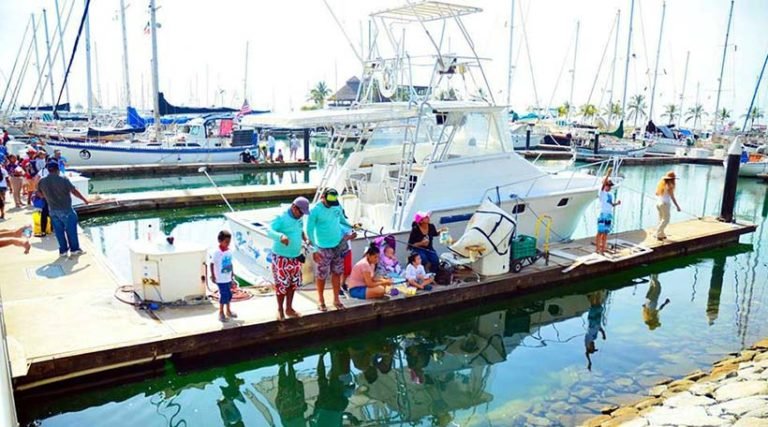 Disfrutan más de 500 niños en el 4to. Torneo de Pesca Infantil Riviera Nayarit