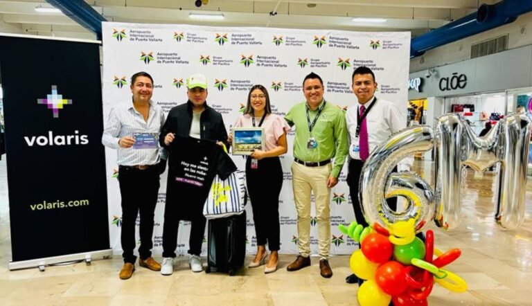 Aeropuerto Internacional de Puerto Vallarta recibe a su pasajero 6 millones