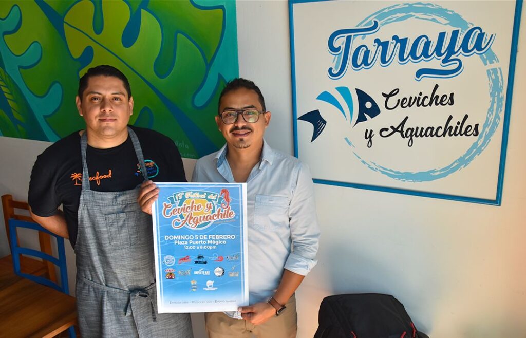 Chef Eduardo Rivera y Edgar Rivas On Bahia Magazine Destinos Festival Evento