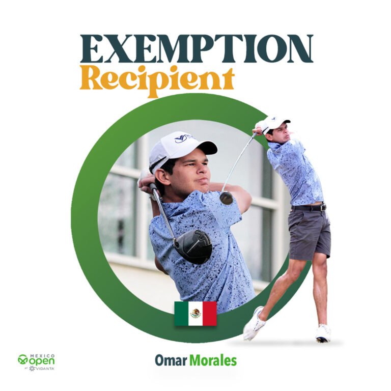 Mexico Open at Vidanta otorga exención a Omar Morales, Ganador del Clasificatorio Value Next Generation