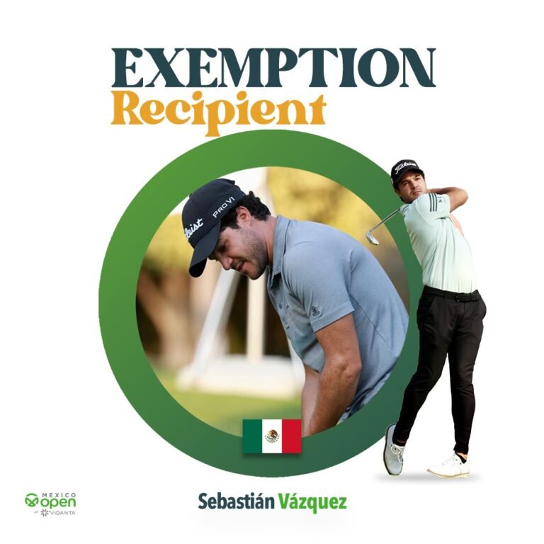 México Open at Vidanta otorga exención a Sebastián Vázquez