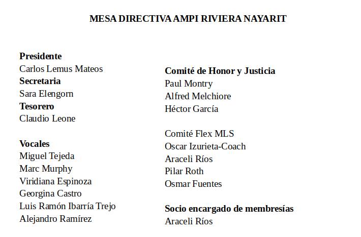 Mesa Directiva AMPI Riviera Nayarit On Bahia Magazine Destinos Compostela Evento