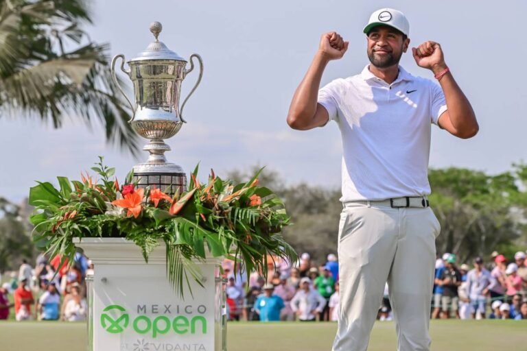Tony Finau se lleva el trofeo del México Open at Vidanta; destrona a Jon Rahm