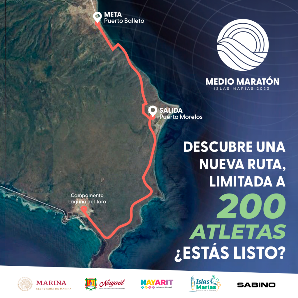 ruta medio maraton islasmarias On Bahia Magazine Destinos nayarit Evento