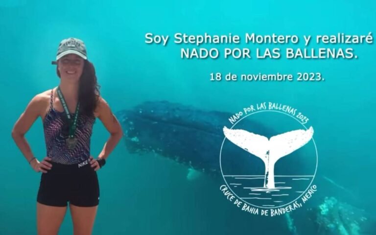 Todo listo para la gran hazaña de Nado por las Ballenas y Cruce de Bahía de Banderas