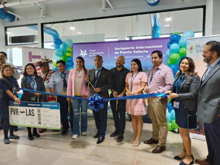 Aeropuerto Internacional de Puerto Vallarta inaugura ruta PVR- Las Vegas