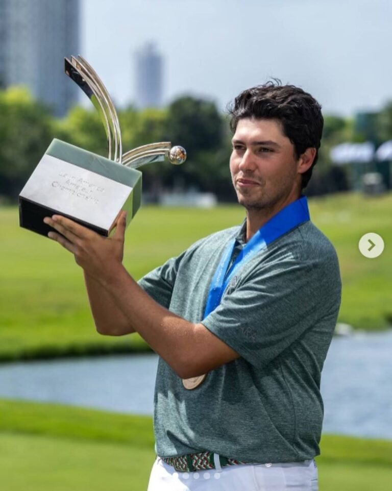 Santiago de la Fuente gana el LAAC 2024 y recibe exención para el  Mexico Open at Vidanta