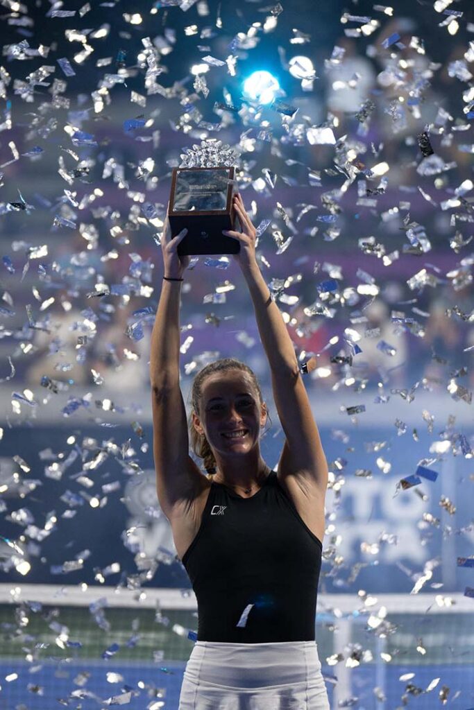 McCartney Kessler la primer campeona de de Singles del WTA 125 en PUERTO VALLARTA.
