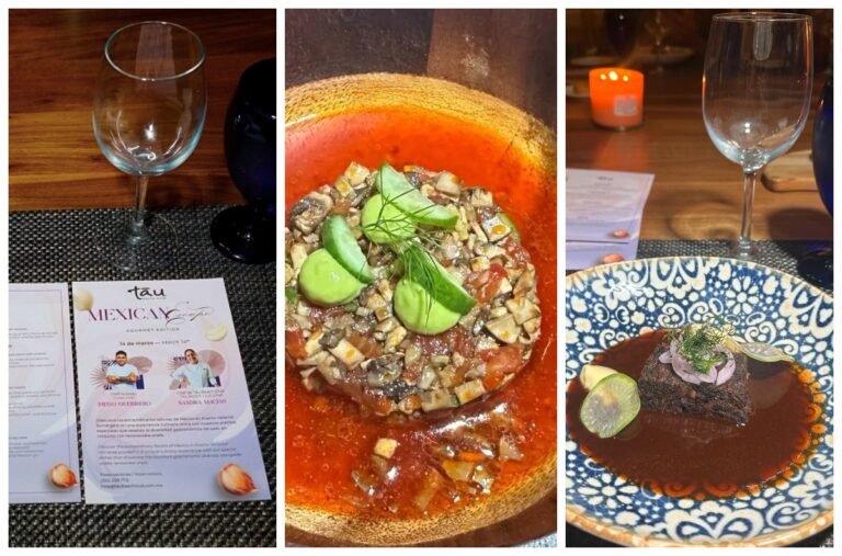 Degustando México: una escapada de sabores en Táu Beach Club