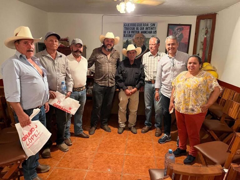 Gerardo López se compromete a darle un mayor apoyo al campo