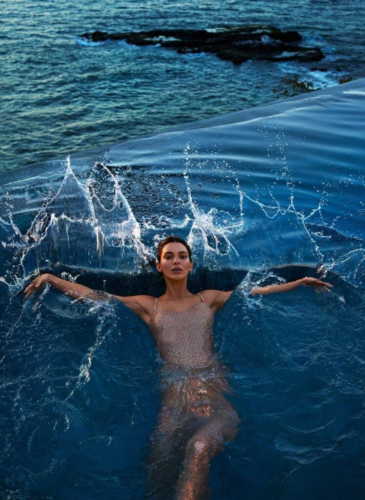 Kendall Jenner en la Riviera Nayarit para Vogue. 