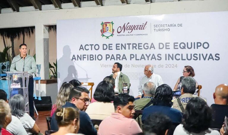 Gobierno de Nayarit entrega equipo inclusivo a Bahía de Banderas para accesibilidad en sus playas