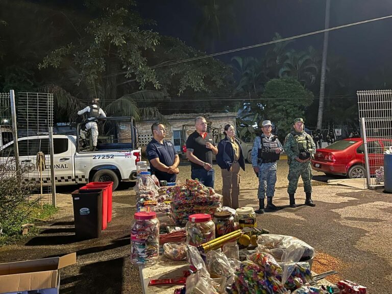 Gobierno de Bahía de Banderas asegura pirotecnia clandestina en operativo coordinado
