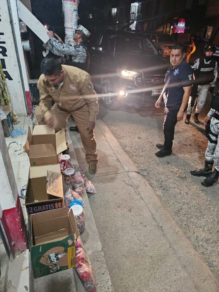 Gobierno de Bahia de Banderas asegura pirotecnia clandestina en operativo coordinado 13