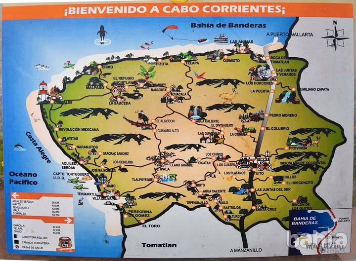 mapa cabo corrientes