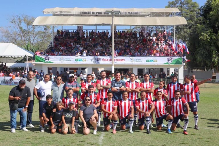 Partido de Leyendas en Vallarta deja marcador 6-3, en un inolvidable encuentro deportivo