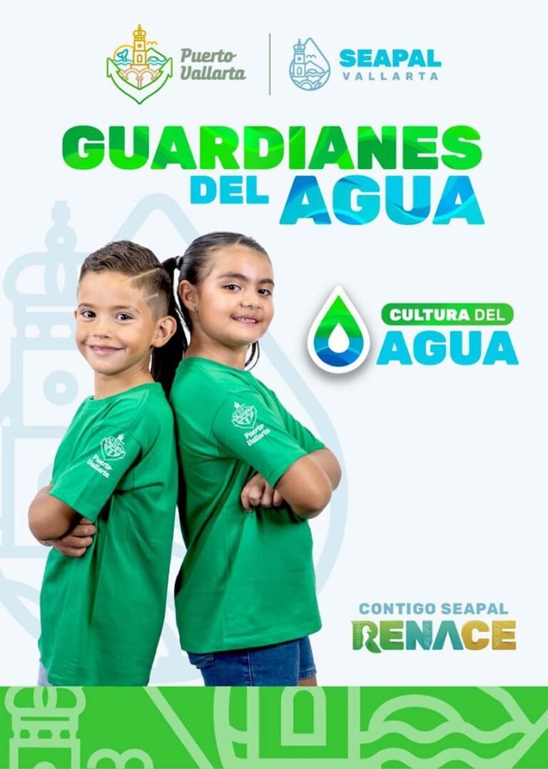 Pía y Nico, los nuevos Guardianes del Agua de SEAPAL Vallarta