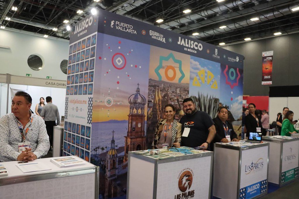 El pabellón de Jalisco en la Feria Internacional ARLAG 2025.
