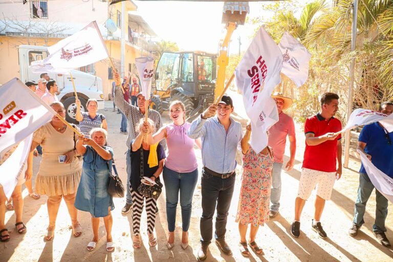 Inicia pavimentación con concreto hidráulico en Punta de Mita