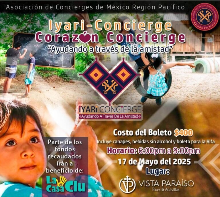 Concierges del Pacífico se unen por una causa noble: Iyari Concierge