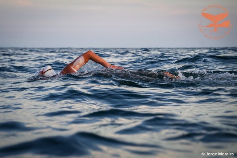 Hazaña histórica: Stephanie Montero cruza 44 km a nado entre dos reservas naturales de Nayarit