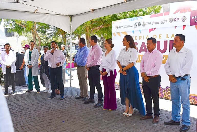 Feria de la Salud Municipal en Mezcales ofrece atención médica y servicios gratuitos
