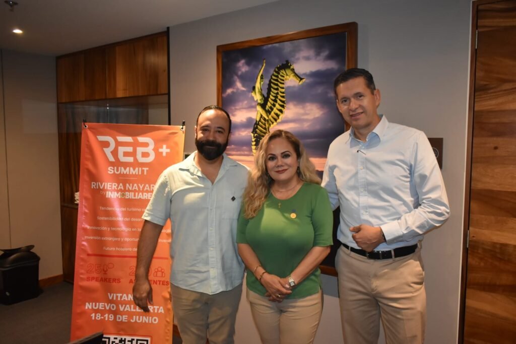 REB+ Summit 2025: La Riviera Nayarit seduce con su mirada inmobiliaria y turística 3 Andres Trujillo Patricia Virgen Miguel Tejeda 2