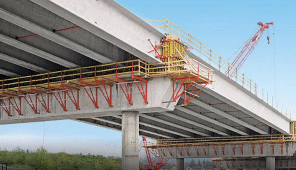 Construcción del puente Amado Nervo en Nayarit.
