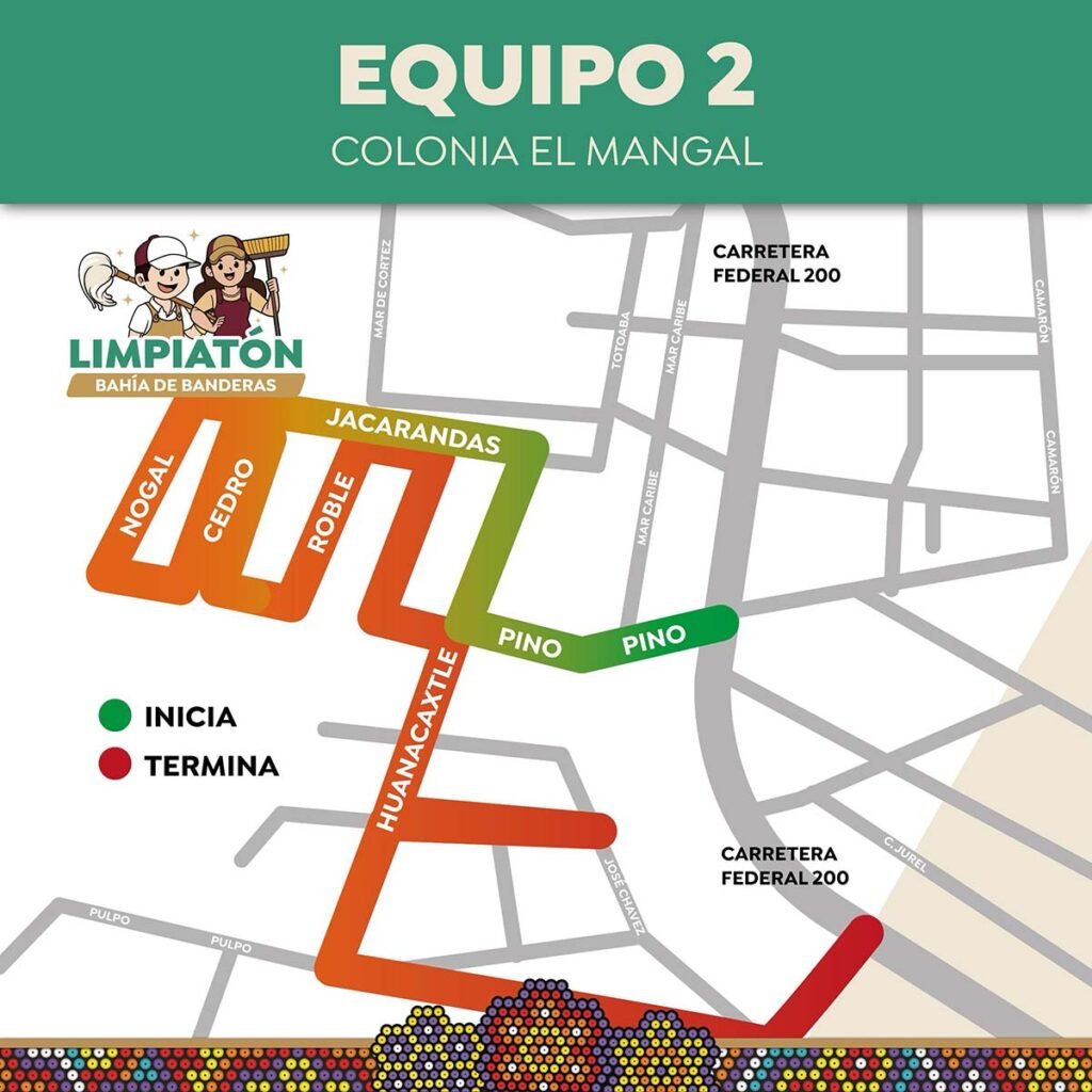 El “Limpiatón” llegará a La Cruz de Huanacaxtle 2 El "Limpiatón" llegará a La Cruz de Huanacaxtle.
