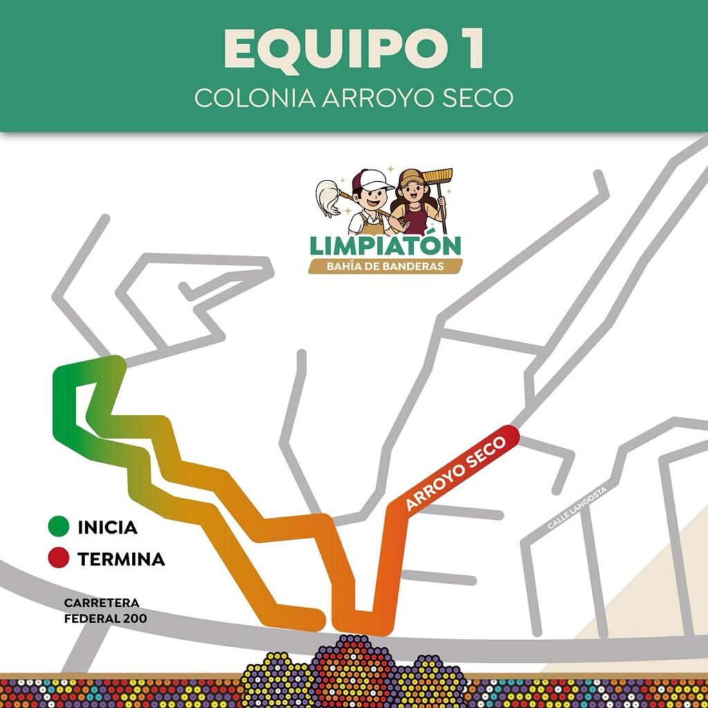 El “Limpiatón” llegará a La Cruz de Huanacaxtle 1 El "Limpiatón" llegará a La Cruz de Huanacaxtle.