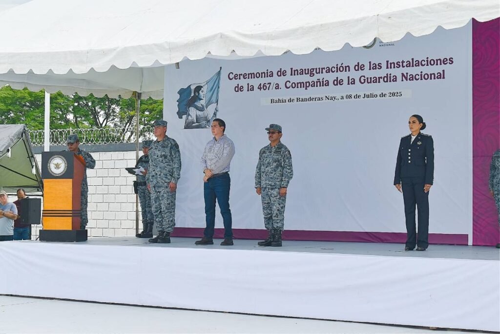 Refuerzan la seguridad en Bahía de Banderas con nuevo cuartel de la Guardia Nacional 4 Inauguracion 467 Compania Guardia Nacional0019