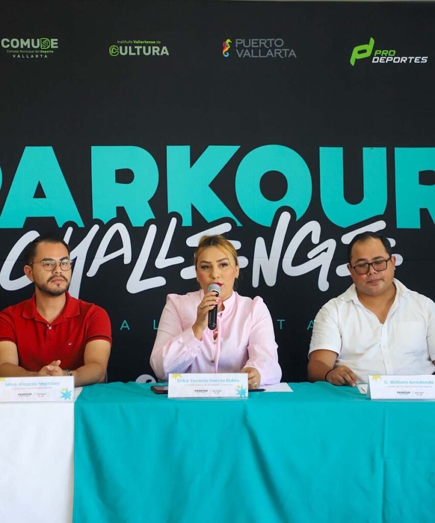 Parkour Challenge 2025 deporte urbano Puerto Vallarta Arcos del Malecon atletas 05
