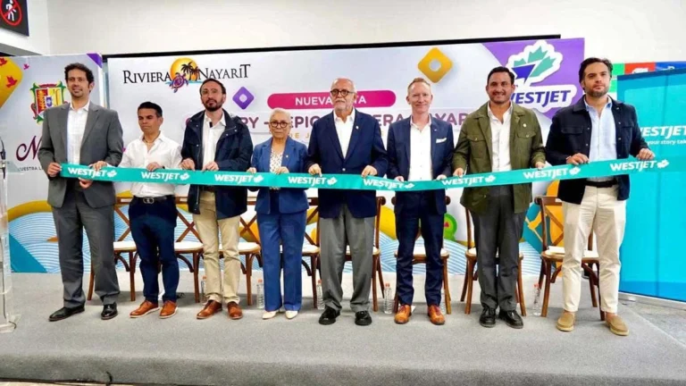 WestJet lanza vuelo directo Calgary–Tepic Riviera Nayarit