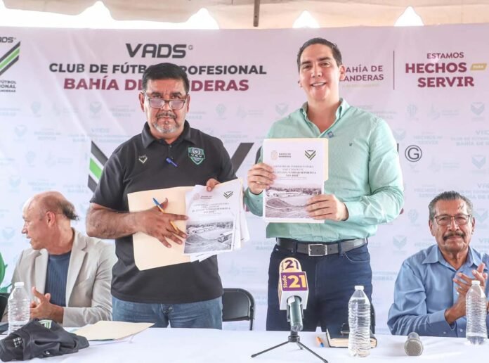 Bahía de Banderas impulsa el fútbol con convenio con Club Vads.