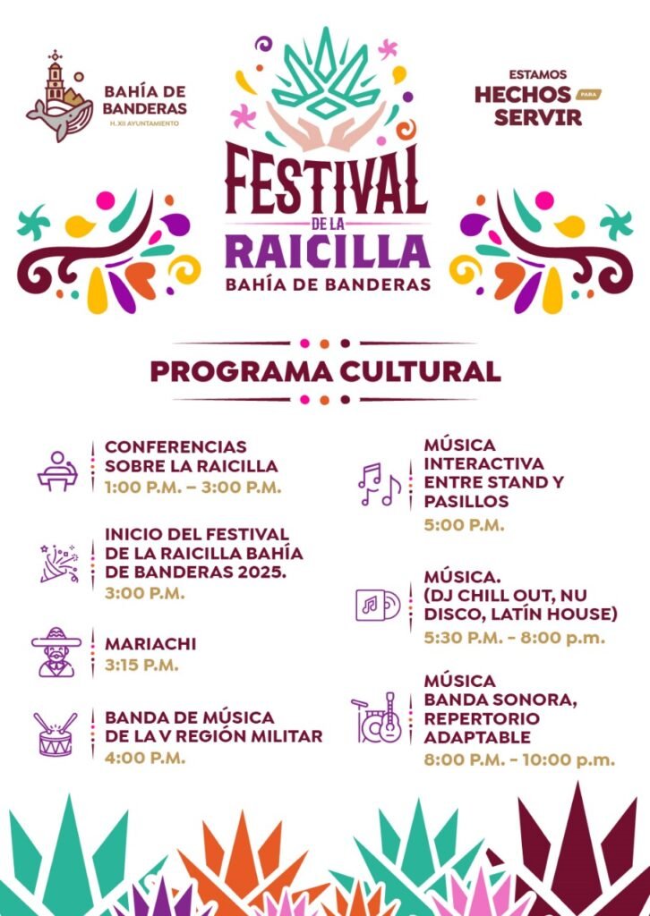 Festival de la Raicilla 2025 en Bahía de Banderas agosto.