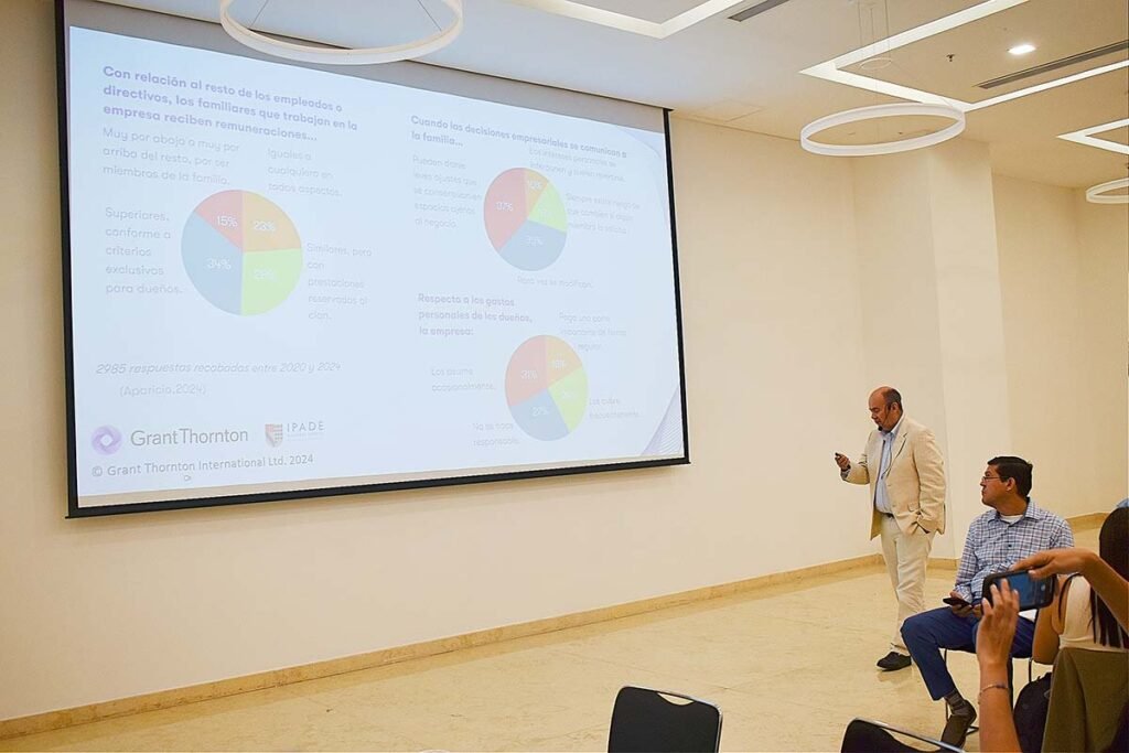 C.P.C. Mario Rizo Rivas, reconocido especialista en organizaciones familiares, quien compartió estrategias para que los negocios.