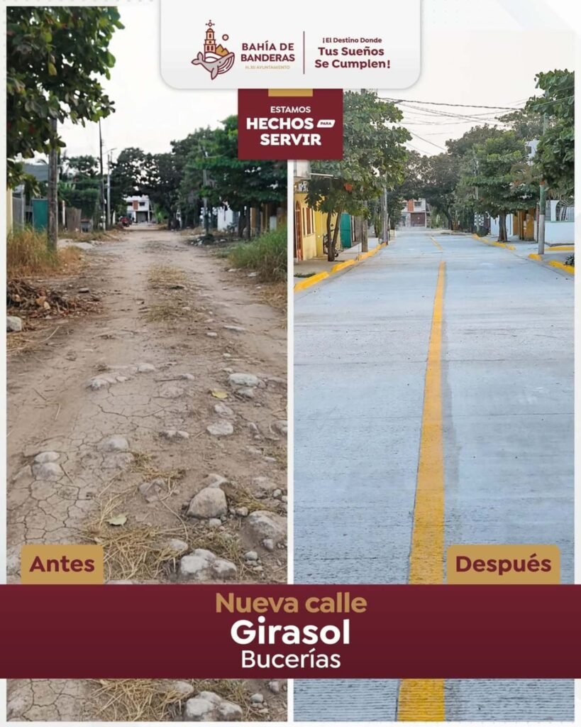 Renovación de la calle Girasol.