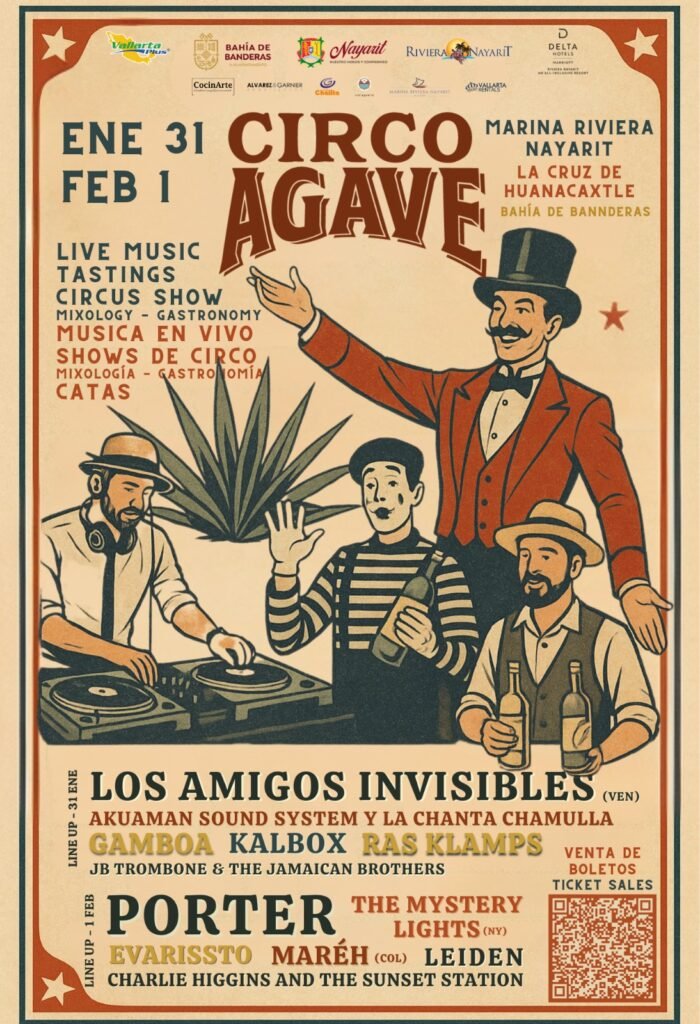 Cartel del evento Circo Agave by Feramece 2026.