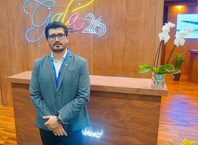 Aarón Jiménez, subsecretario de Turismo de Nayarit.