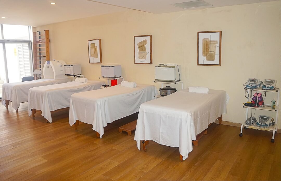 Camas de masaje en el Spa Kimiry.