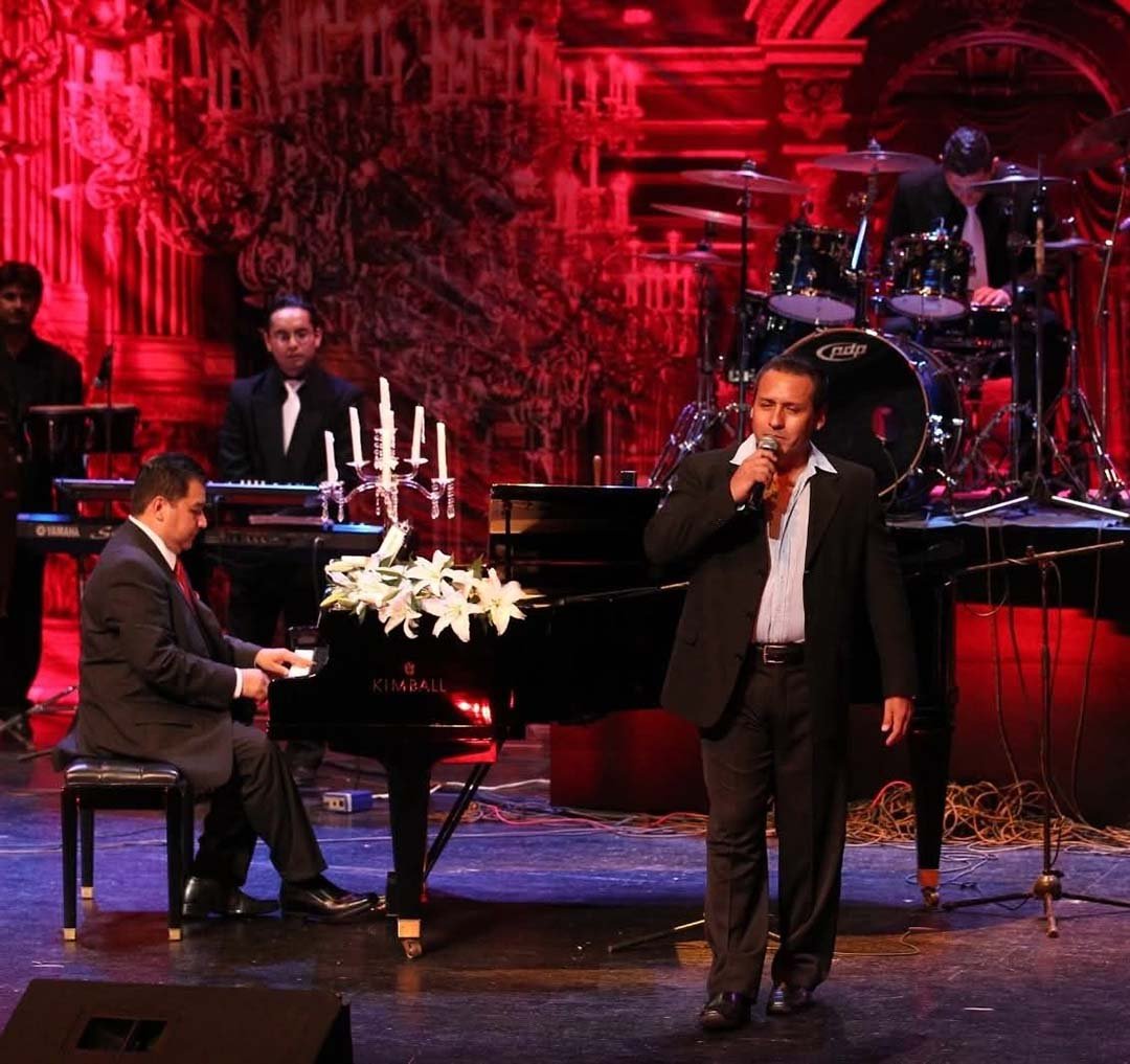 Salvatore en concierto.